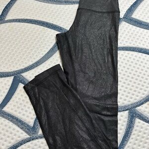lululemon Black Shimmer Leggings